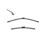 Set lamele stergator 2x530mm/2x21in Skoda Fabia 03.2010/04.2015, Roomster/Praktik 07.2010, Roomster/Praktik 04.20; fata, stanga + dreapta, plate,