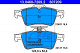 Set placute frana,frana disc JAGUAR S-TYPE (CCX) (1999 - 2009) ATE 13.0460-7209.2