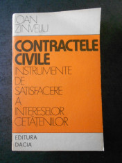 IOAN ZINVELIU - CONTRACTELE CIVILE INSTRUMENTE DE SATISFACERE A INTERESELOR foto