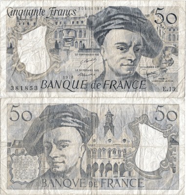 1978, 50 francs (P-152a.3) - Franța foto