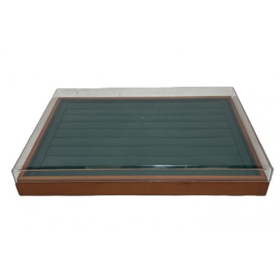Organizator Inele ?i Bijuterii cu 8 randuri Si Geam Transparent WZ439 foto