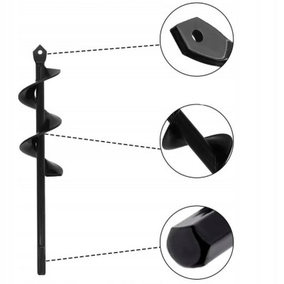 🔩 Foreză spiralată pentru bormașină 5&amp;times;22 cm &amp;ndash; model XM83181 foto