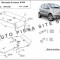 Scut metalic motor Mercedes A-Class W168 fabricat in perioada 1997 - 2004 APS-14,084