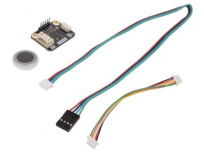 Senzor Scaner Amprente Capacitiv I2C 3,3-5VDC 65mA Gravity foto