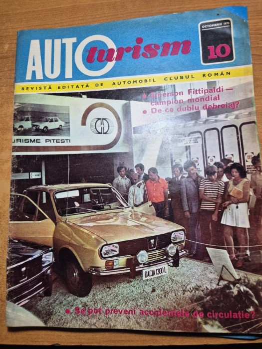 revista autoturism octombrie 1972 - tara oasului