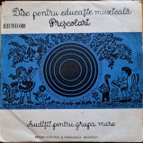 Disc Vinil - Educație Muzicală Pentru Preșcolari - Audiții Pentru Grupa Mare (7&quot;, Mono, RE) -Electrecord- EXC 901