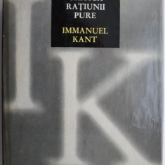 Critica ratiunii pure – Immanuel Kant
