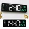 Ceas de perete digital LED 6626, USB, telecomanda, 2 modele