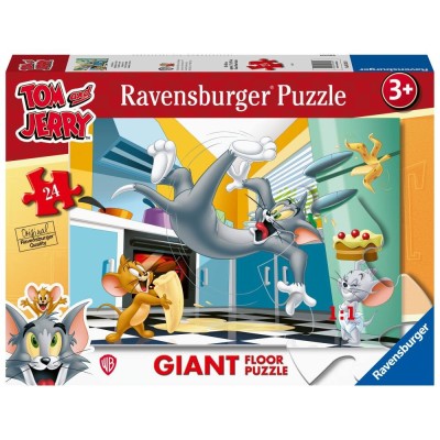 Ravensburger - Puzzle mare de podea Tom si Jerry 24 piese foto