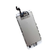 Display iPhone 6S LCD Alb Complet Cu Tablita Metalica Si Conector Amprenta