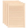 Usi de dulap design lambriu, 4 buc., 69x49,4 cm, lemn masiv pin