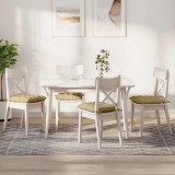 vidaXL Perne de Șezut 4 pcs Gri Verde 40 x 40 x 6 cm 42015185