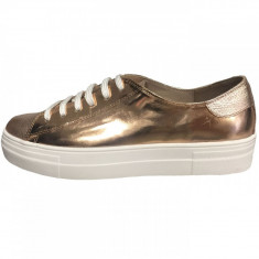 Pantofi dama, din piele naturala, Botta, 933-12, auriu