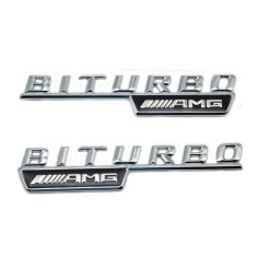 Set 2 embleme Biturbo AMG aripa Mercedes