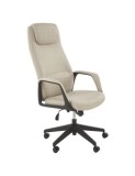 Scaun directorial HM Razor, piele ecologica, mecanism multiblock, tetiera integrata,120 kg, bej