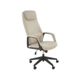 Scaun directorial HM Razor, piele ecologica, mecanism multiblock, tetiera integrata,120 kg, bej