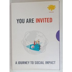 YOU ARE INVITED , A JOURNEY TO SOCIAL IMPACT , SET DE 5 CARTI , ANII &#039;2000