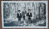 Fotografie, Geo Litarczek, parintele radiologiei romanesti impreuna cu doi prieteni, padurea Baneasa 1935
