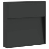 Cumpara ieftin Lampa exterioara de perete cu LED, negru, aluminiu turnat