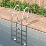 Scara de piscina, 54x38x184,5 cm, otel inoxidabil 304 GartenMobel Dekor, vidaXL