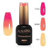 Cumpara ieftin Oja Semipermanenta Termica 3 Culori LUXORISE ThermoCool - Innocent Orange 10ml