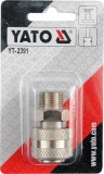 Mufa rapida mama cu filet exterior 3/8 YATO