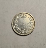 Serbia 1 Dinar 1912 Piesa Frumoasa