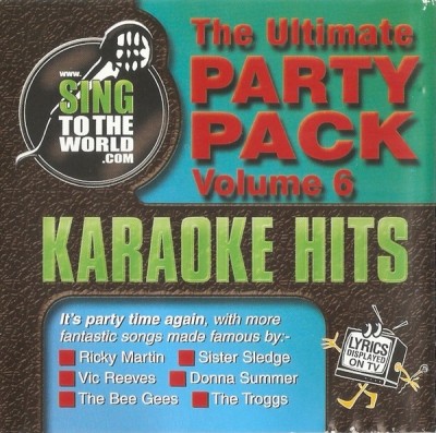CD The Ultimate Party Pack Volume 6 (Karaoke CDG), original foto