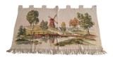 TAPISERIE DE PERETE ANII&#039;70 DIN AMESTEC DE BUMBAC CU L&Acirc;NĂ