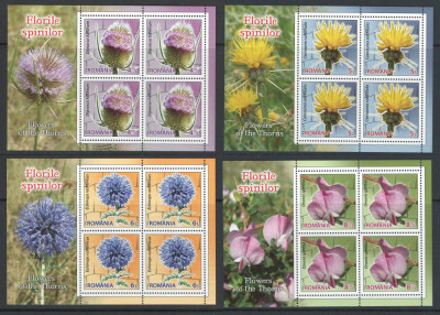 Romania 2016 - LP 2091a - Florile spinilor - klb 4x foto