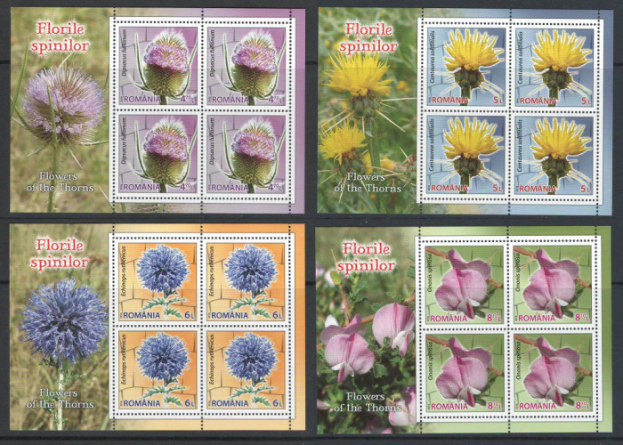 Romania 2016 - LP 2091a - Florile spinilor - klb 4x
