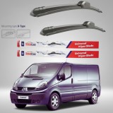 Cumpara ieftin Ștergătoare Renault Trafic II FL Van L1H1 (2006&ndash;2014) Flat | Set față &ndash; TeamCar&reg;