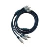 Cablu 3RCA t-t 1.5m HQ aurit