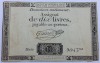 Bancnota Franta 10 Livres 1792, Europa, Numismatica