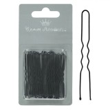 Set Agrafe de Păr, 40-50 Bucăți, Culoare Negru