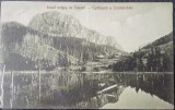 Carte postala, Harghita, Lacul ucigas cu Tohard, 1929