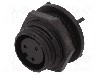 Conector circular, mama, 3 pini, BULGIN - PX0413/03S/PC