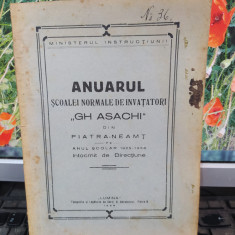 Anuarul Școalei Normale de Învățători Gh. Asachi din Piatra Neamț 1925-1926, 147