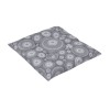 Perna pentru scaun, model mandala, Kopenpal, Poliester, Gri/Alb, 40x40x5 cm