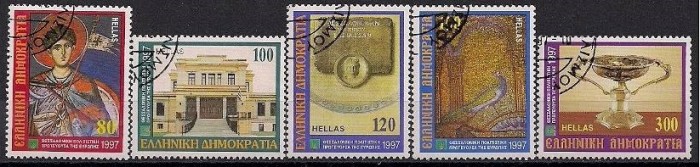 C711 - Grecia 1997 - cat.nr.1919-23 stampilat,serie completa