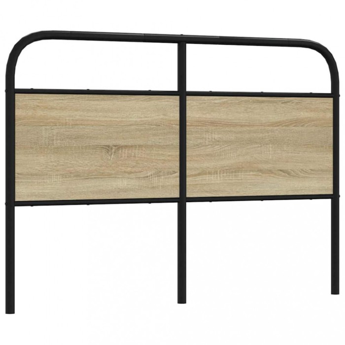 Gossi tablie stejar sonoma 135 cm otel si lemn prelucrat