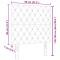 Tablie cap Roz 80 cm Catifea - 9