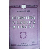 Literatura clasica romana, clasele V-VIII, vol. 4