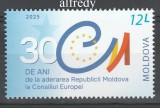 MOLDOVA 2025, Consiliul Europei, serie neuzata, MNH