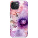 Husa personalizata pentru apple iphone 15, magsafe atasare magnetica, antisoc, model floral 22