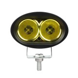 Proiector auto/moto 2LED CREE 20W, 10/30V, lumina galbena