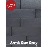 Placaj klinker Terca Armis Gun Grey 21.5x6.5x0.9 cm