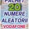 Pachet 20 Cartele Vodafone - Numere Aleatorii SIGILATE cartela numar simplu SIM