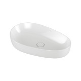 Lavoar pe blat, Villeroy &amp; Boch, Antao, asimetric, 65 cm, alb