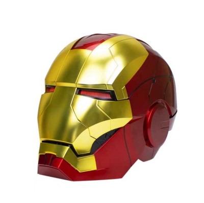 Masca motorizata, Iron Man MK5 1:1 cu comanda vocala, deschidere one touch, mod lupta, Auriu foto